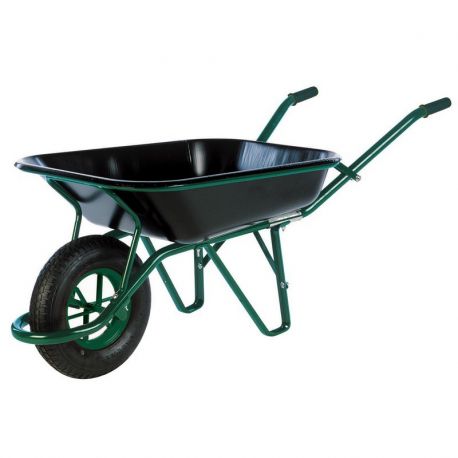 1251000830 Brouette de chantier Roue pro anti-fuite - 85 litres